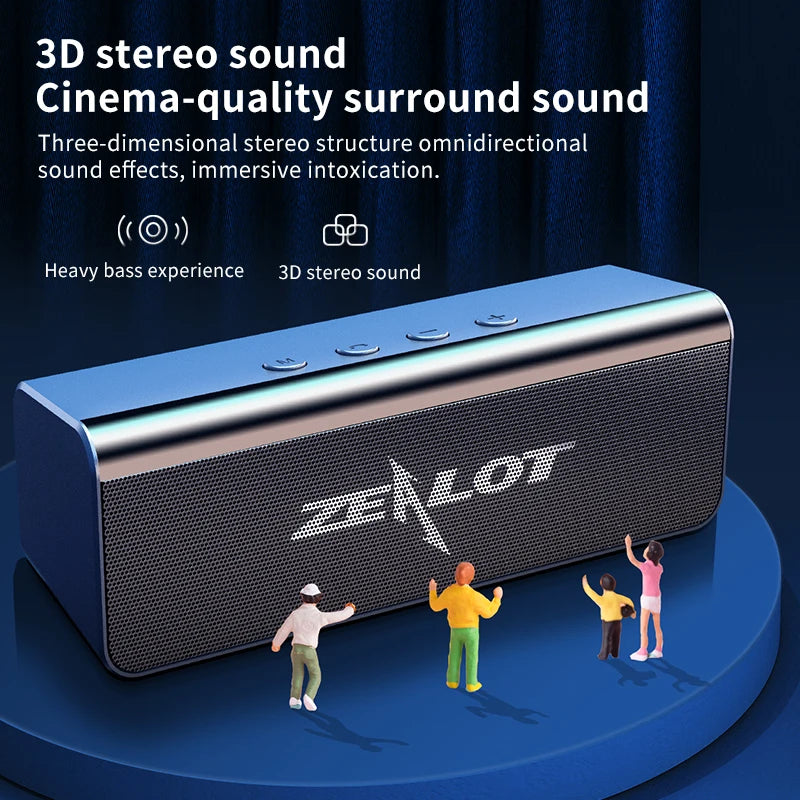 Zealot S31 Bluetooth Speaker,Wireless,Outdoor,Waterproof,Portable Speaker with Loud Stero and Booming Bass,12H Playtime for Home