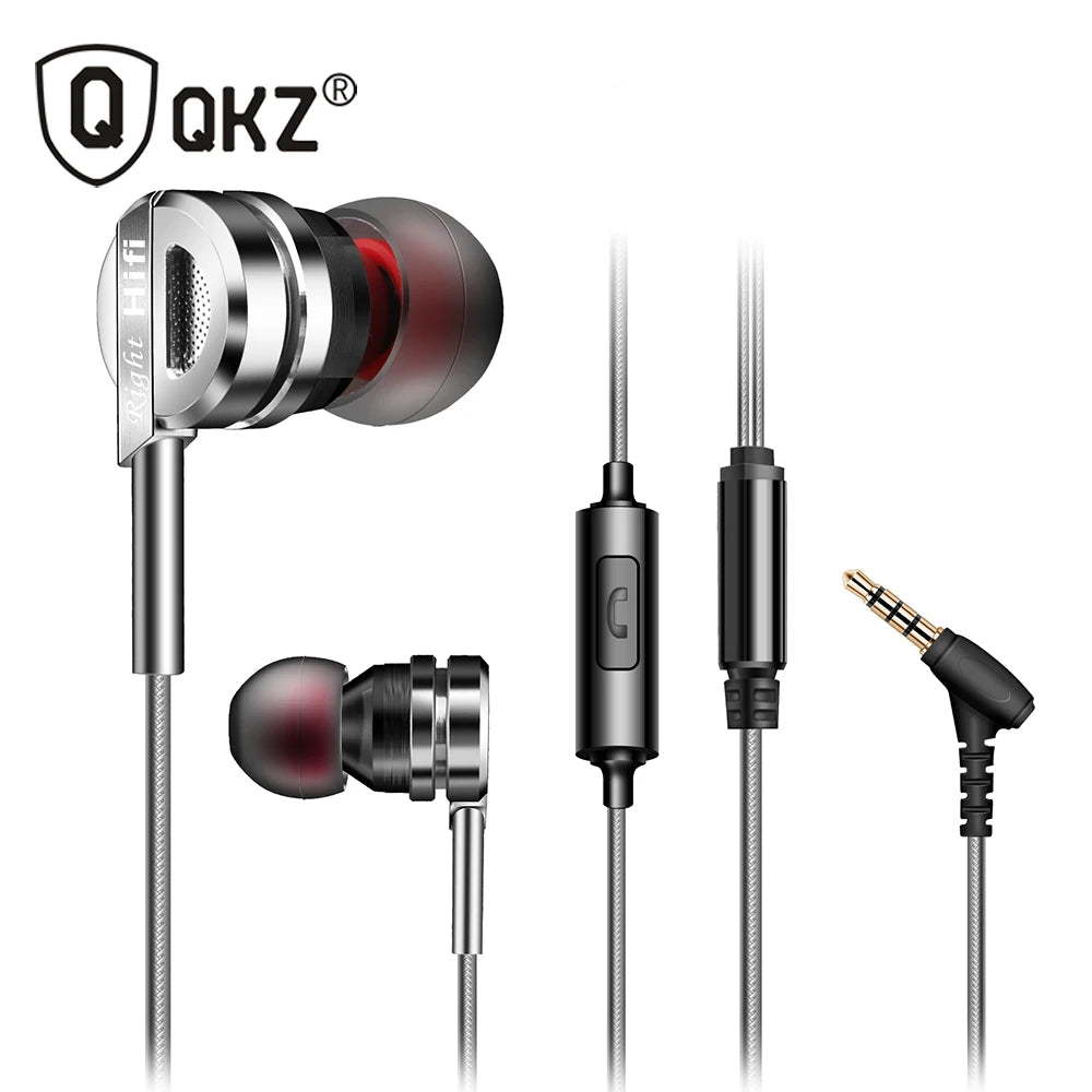 QKZ DM9 Earphone Go Pro Headset Micro Ring in-ear Earphone High-Resolution voice sound fone de ouvido auriculares audifonos