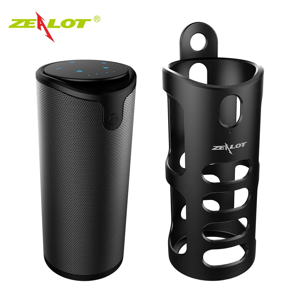 Zealot S8 Bluetooth Speaker Outdoor Wireless Portable Speaker Subwoofer Support Wireless Music TF card,Power Bank