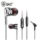 QKZ DM9 Earphone Go Pro Headset Micro Ring in-ear Earphone High-Resolution voice sound fone de ouvido auriculares audifonos