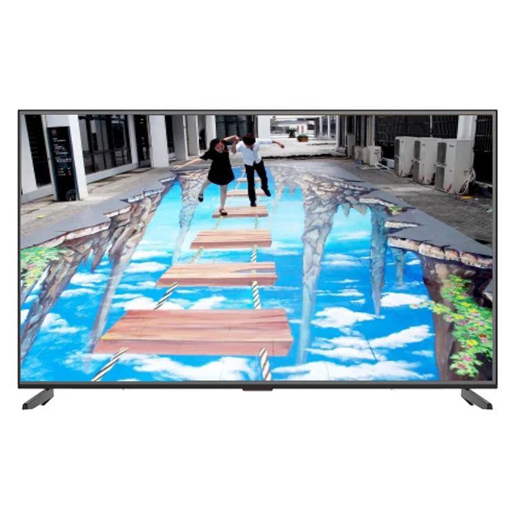 big smart projector flat screen 4k tv with T2 S2 smart 50" tv